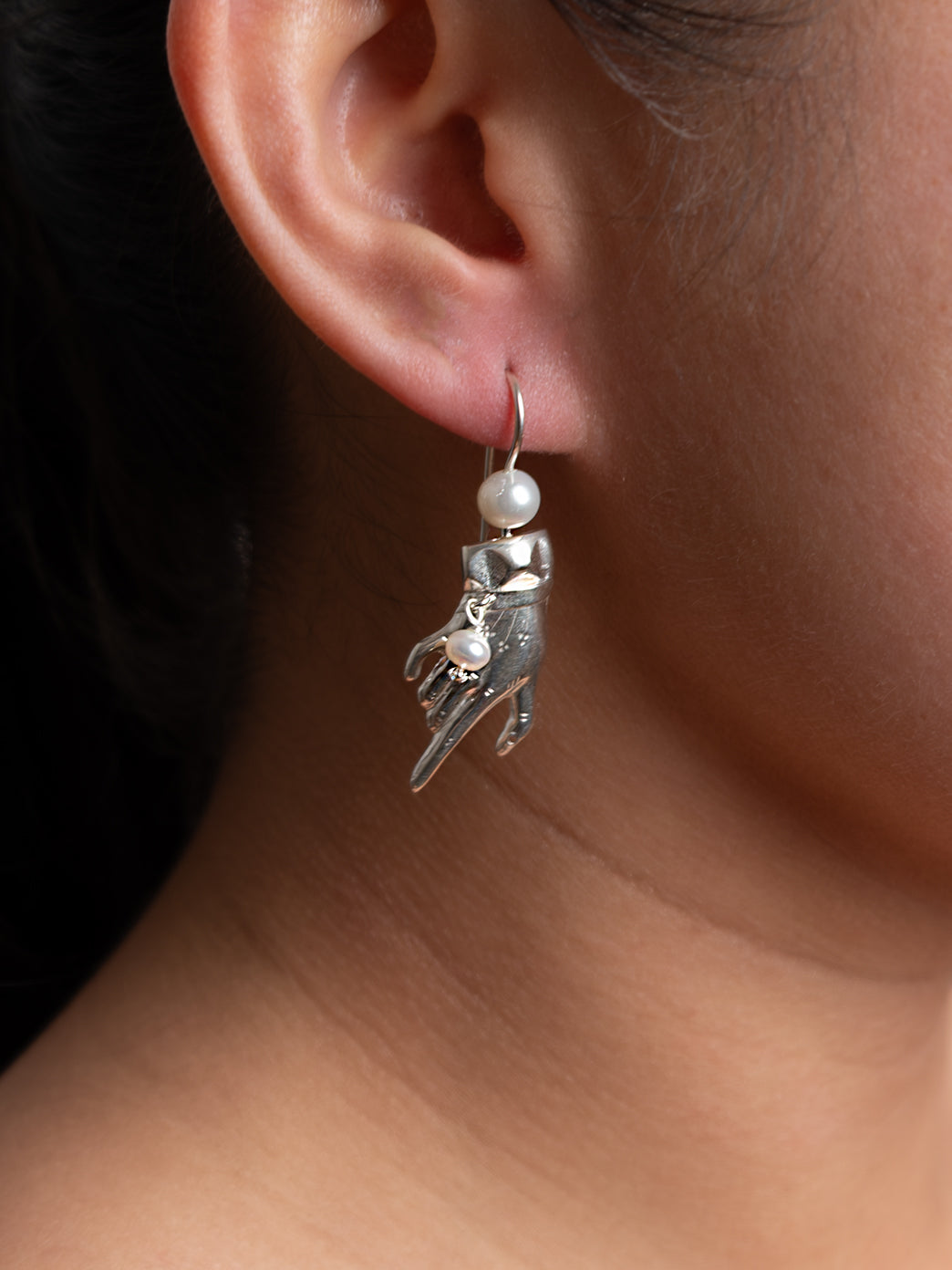 Shakespeare Hand Earrings