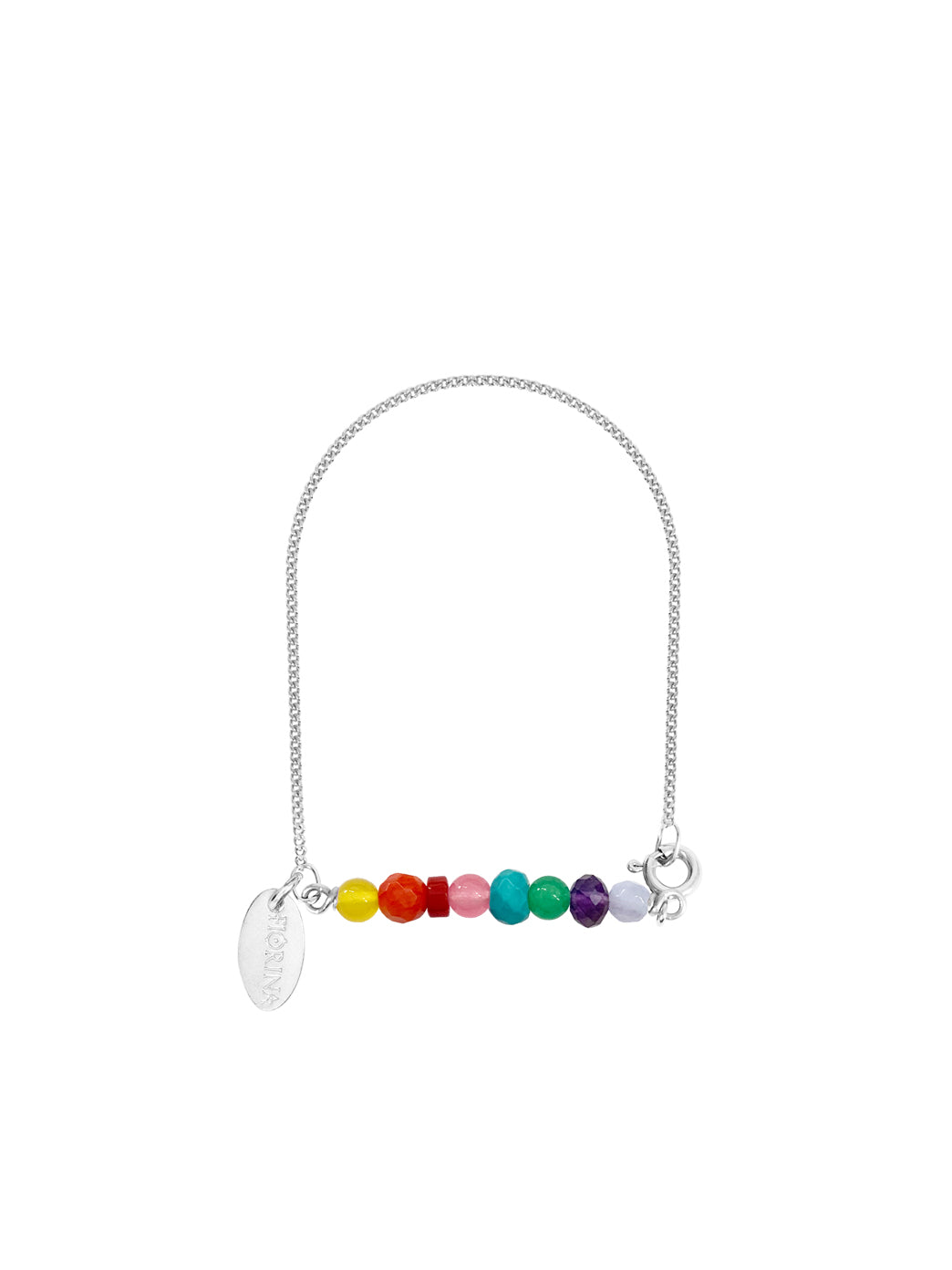 Fiorina Jewellery Silver Friendship Bracelet Chakra