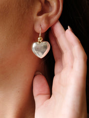 Fiorina Jewellery Simple Heart Earrings Model