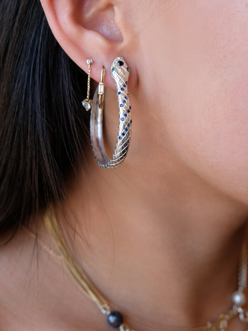 Fiorina Jewellery Snake Earring Hoops Model