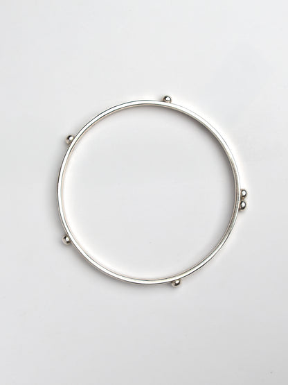 Fiorina Jewellery Spot Bangle Top View