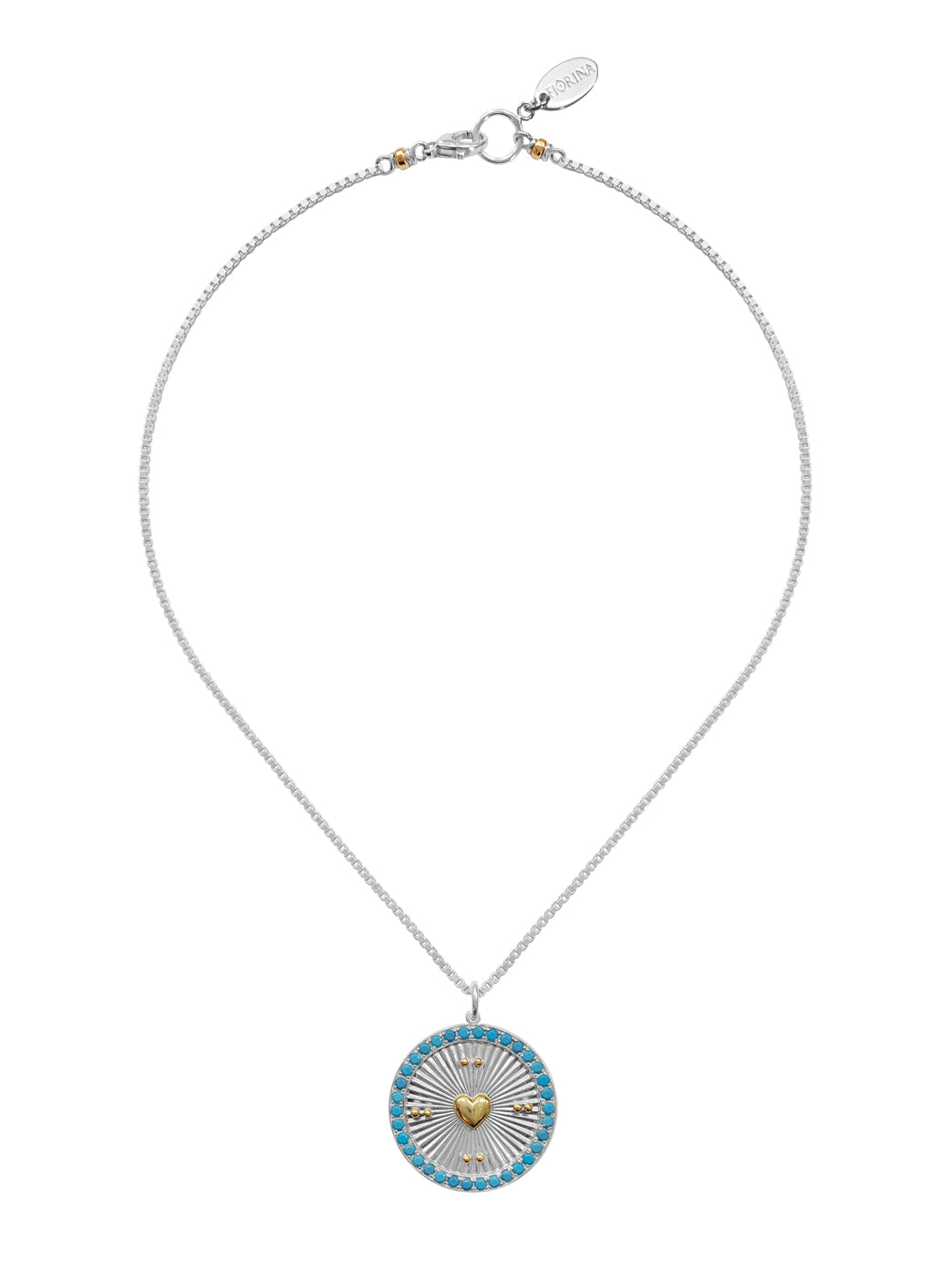 Fiorina Jewellery Sunday Necklace Turquoise Heart