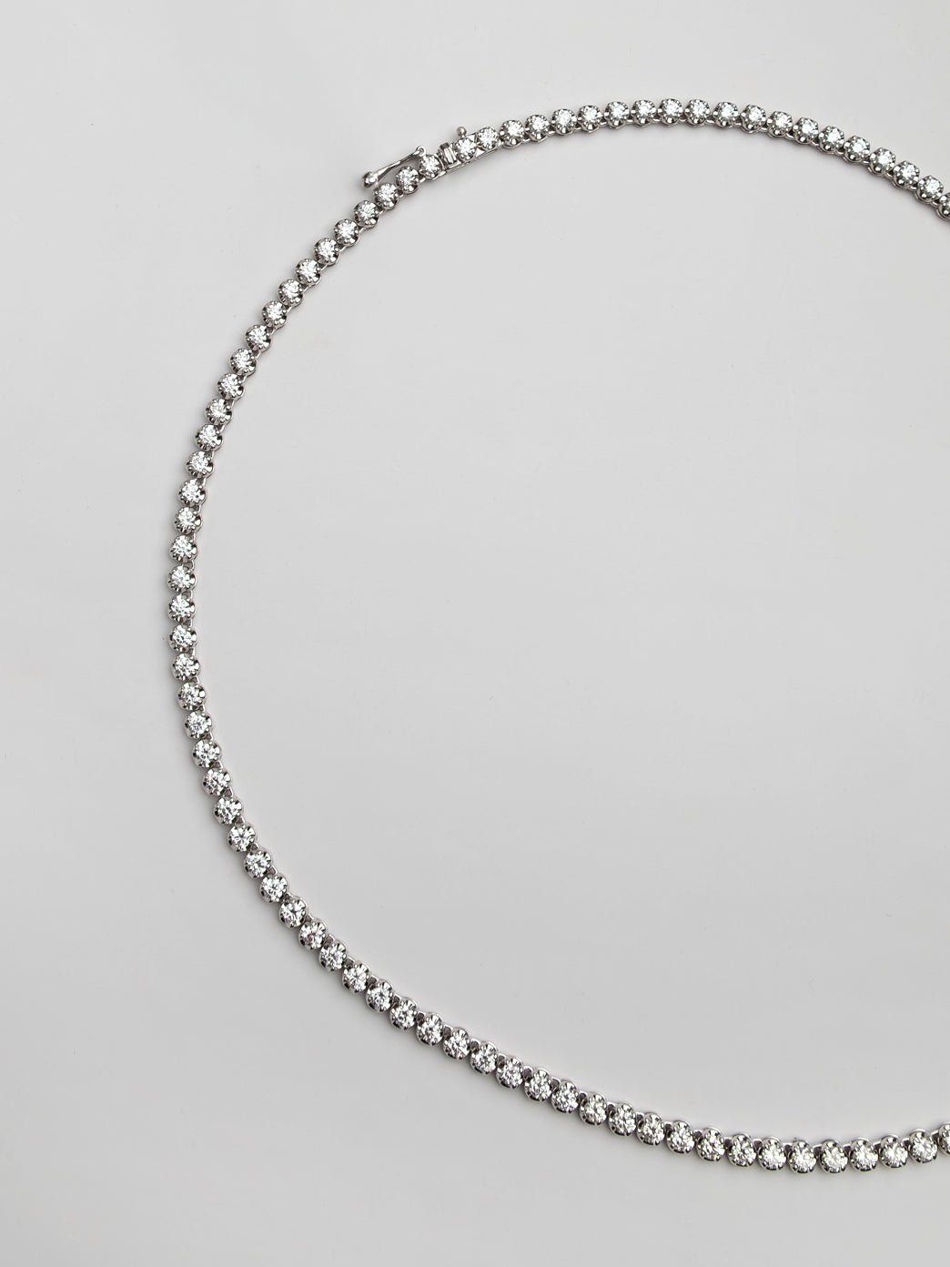 Fiorina Jewellery White Gold Tennis Choker