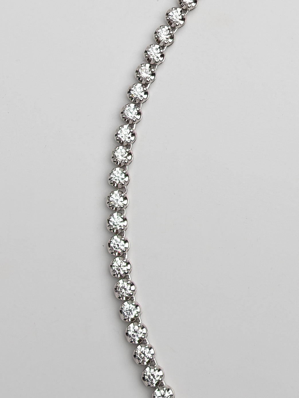 Fiorina Jewellery White Gold Tennis Choker
