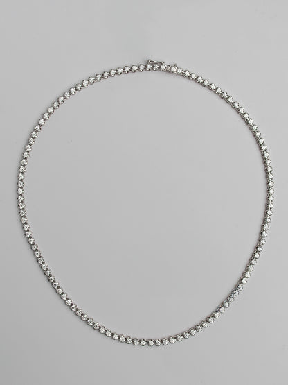 Fiorina Jewellery White Gold Tennis Choker