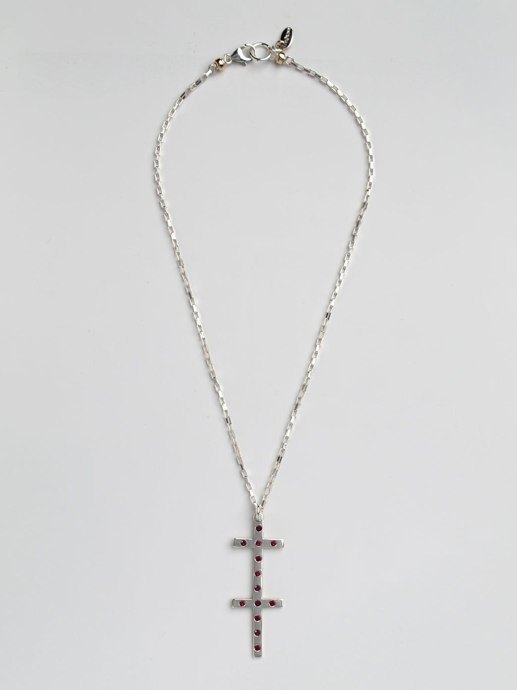 Fiorina Jewellery Unity Cross Necklace Ruby