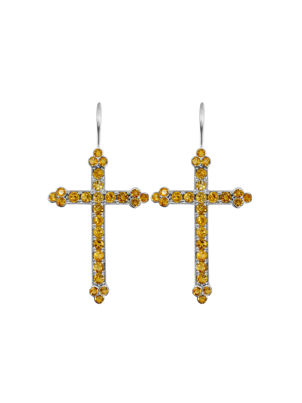 Victorian Cross Earrings