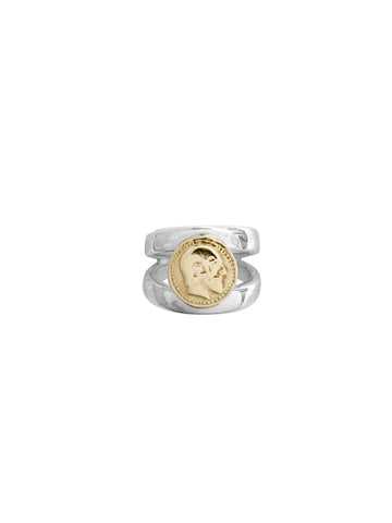 Gold Athena Pinkie Ring