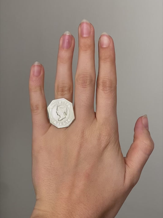 Fiorina Jewellery Octagon India Stamp Ring
