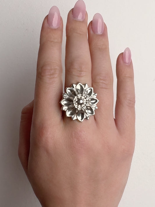 Chrysanthemum Ring, Size K 1/2
