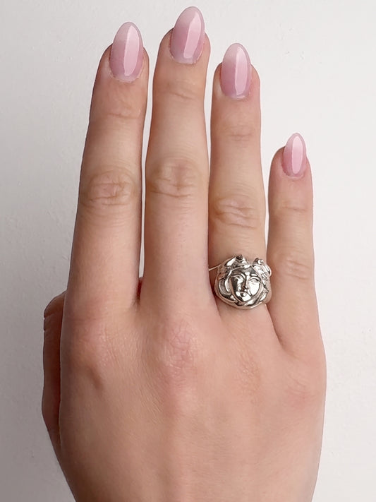 Medusa Pinky Ring, Size K 1/2