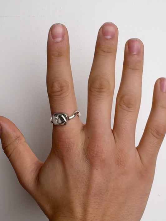 Men's Pique Club Ring, Size V