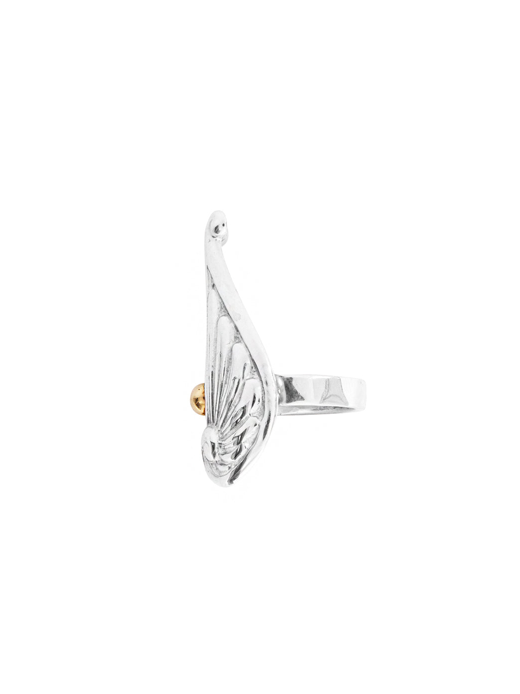 Fiorina Jewellery Angel Wing Ring Side View