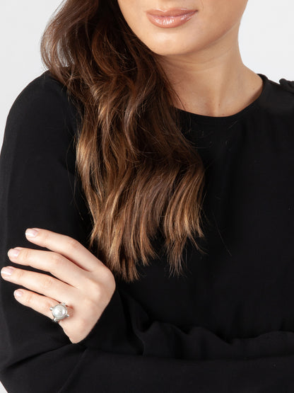 Fiorina Jewellery Athena Pinkie Ring Pearl Model