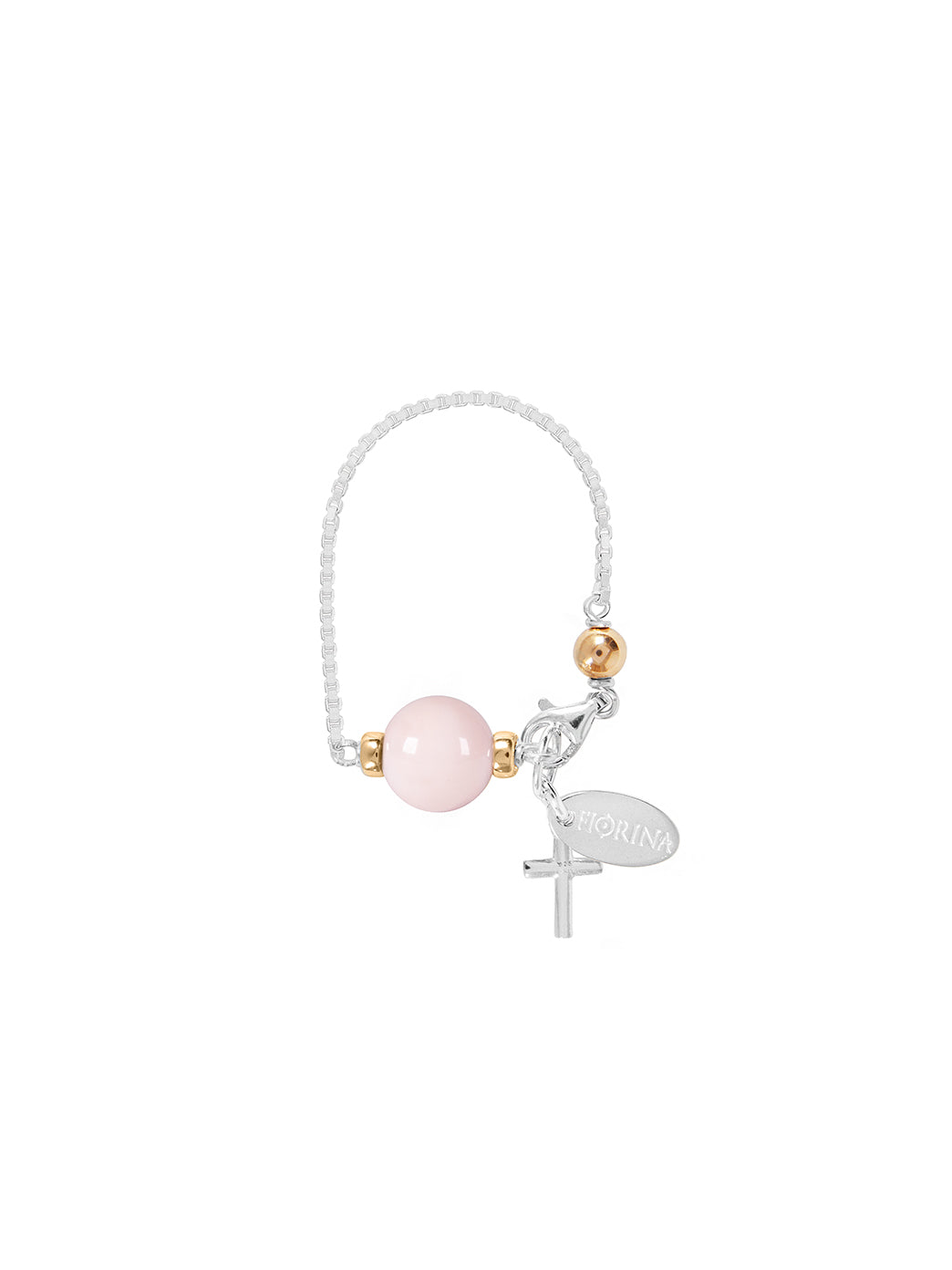 Fiorina Jewellery Baby Comfort Bracelet Pink Opal