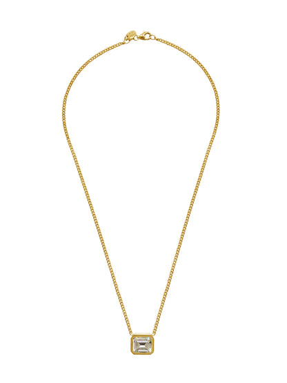 Fiorina Jewellery Cuba Block Necklace White Spinel