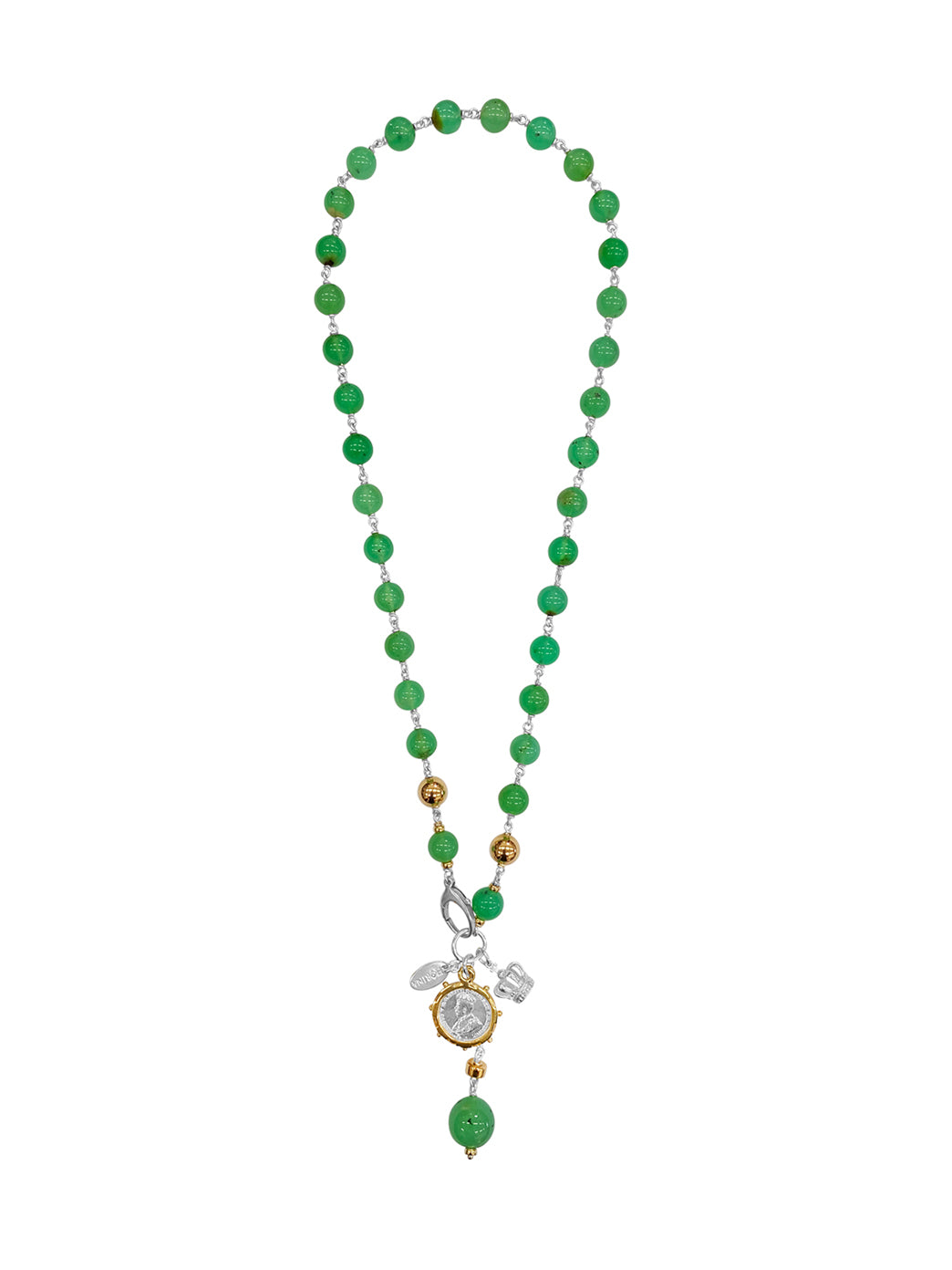 Fiorina Jewellery Elite Monster Pearlina Necklace Chrysoprase