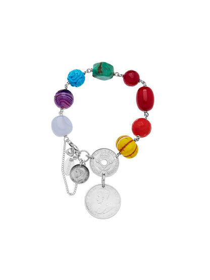Fiorina Jewellery Double Coin Bracelet Chakra