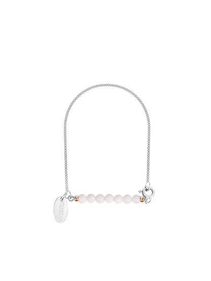 Fiorina Jewellery Silver Friendship Bracelet White Agate