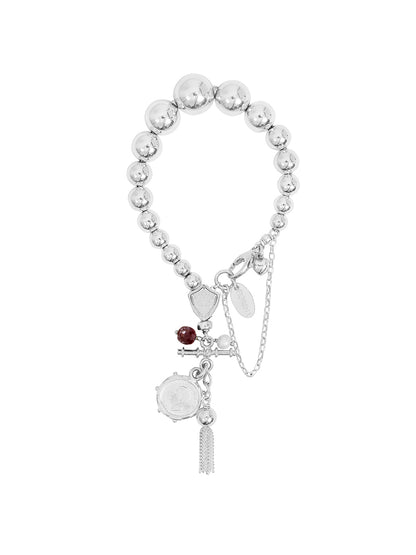 Fiorina Jewellery Graduate Komboloy Bracelet Garnet