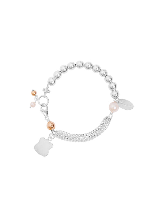 Fiorina Jewellery Simply Komboloy Bracelet Pearl