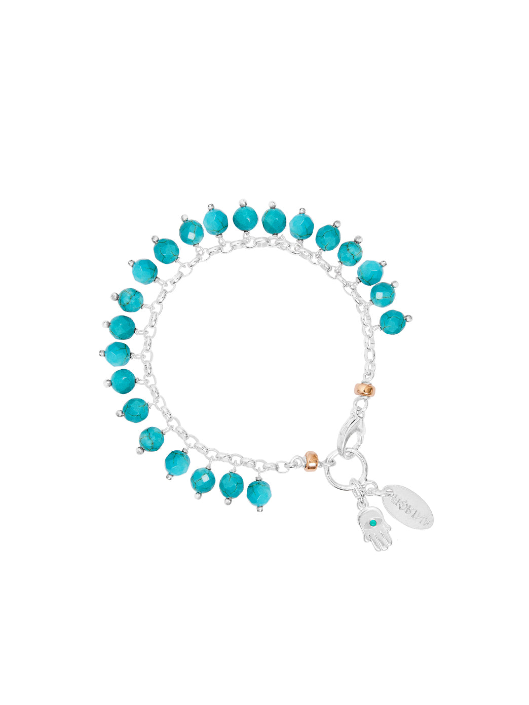 Fiorina Jewellery Raindrop Bracelet Turquoise