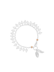 Fiorina Jewellery Raindrop Bracelet White Howlite