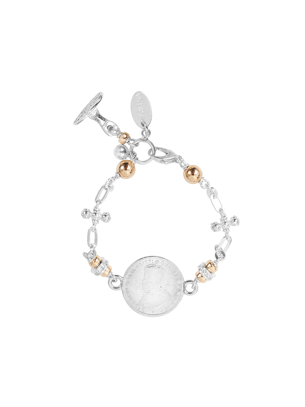 Fiorina Jewellery Cathedral Coin Bracelet