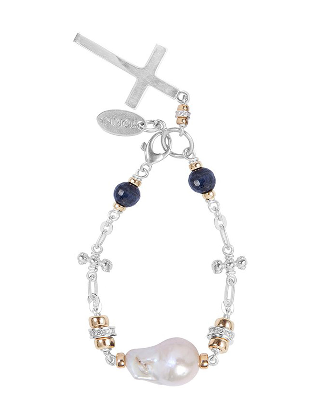 Fiorina Jewellery Cathedral Bracelet White Pearl