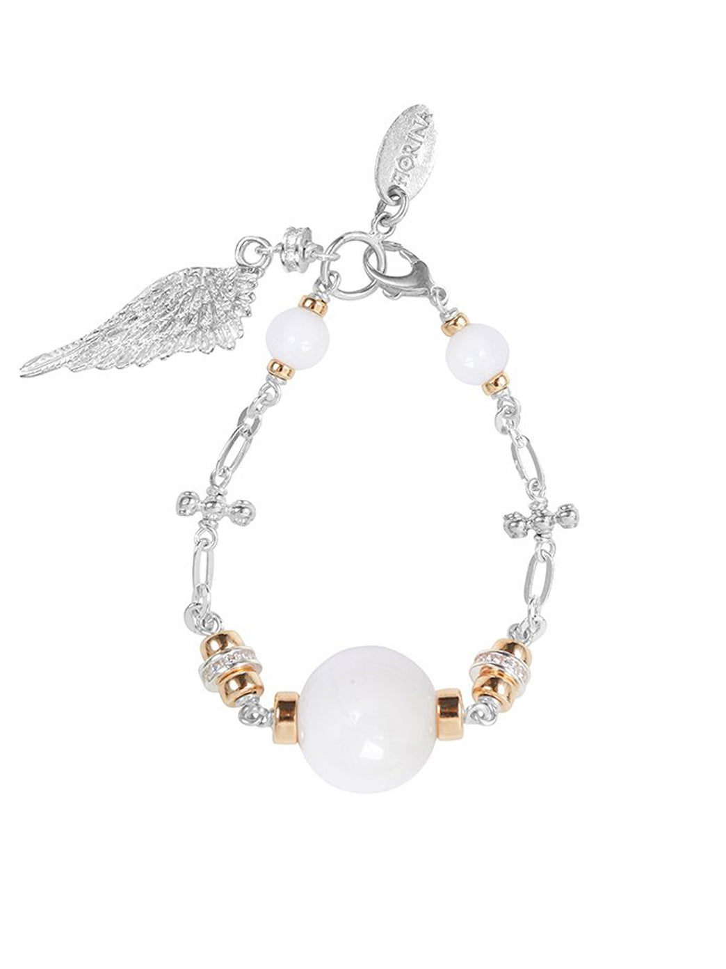 Fiorina Jewellery Cathedral Bracelet White