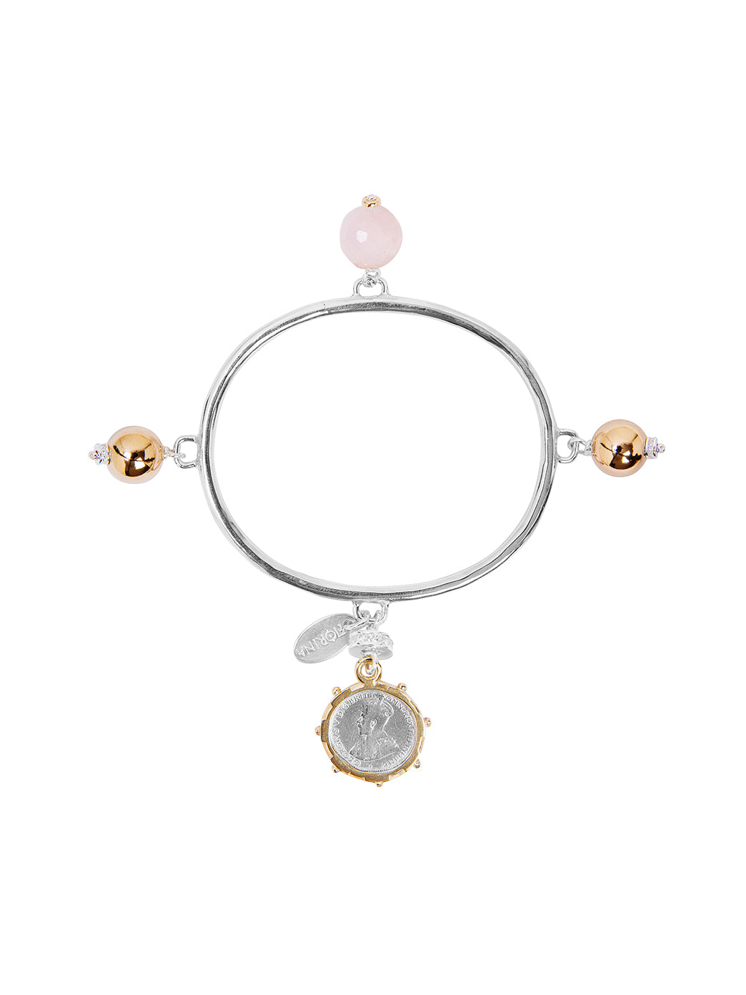 Fiorina Jewellery Vivaldi Bangle Pink Opal