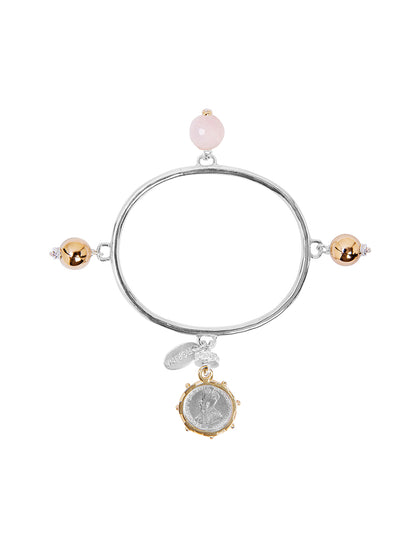 Fiorina Jewellery Vivaldi Bangle Pink Opal
