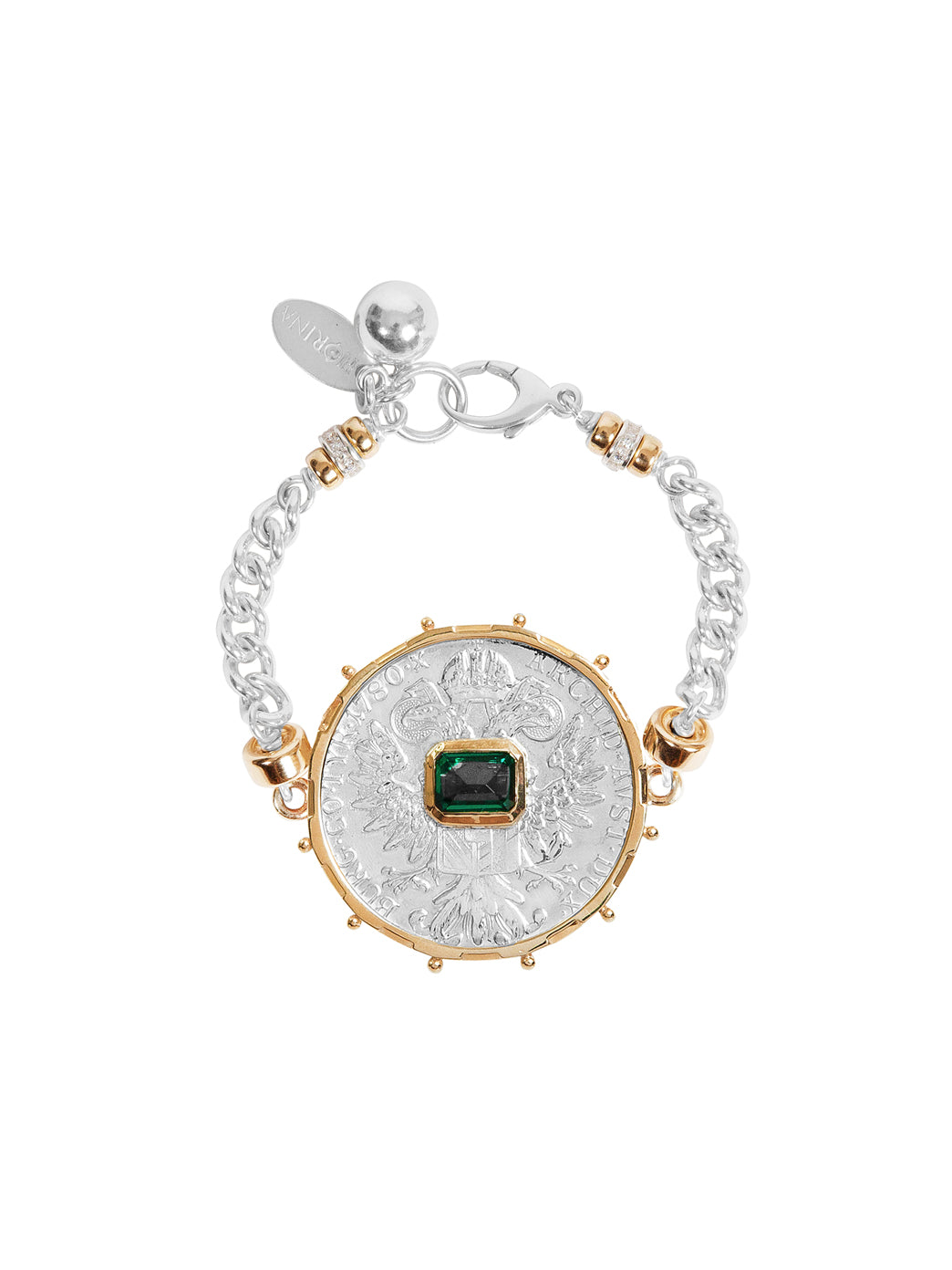 Handmade Multi-gemstone Sterling Silver Link Bracelet - Sparkle | NOVICA