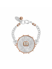 Fiorina Jewellery Monster Jewel Bracelet White Sapphire and Rose Gold