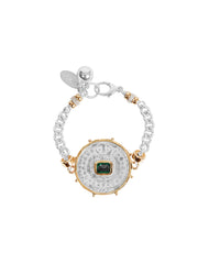 Fiorina Jewellery Medium Jewel Gem Bracelet Emerald
