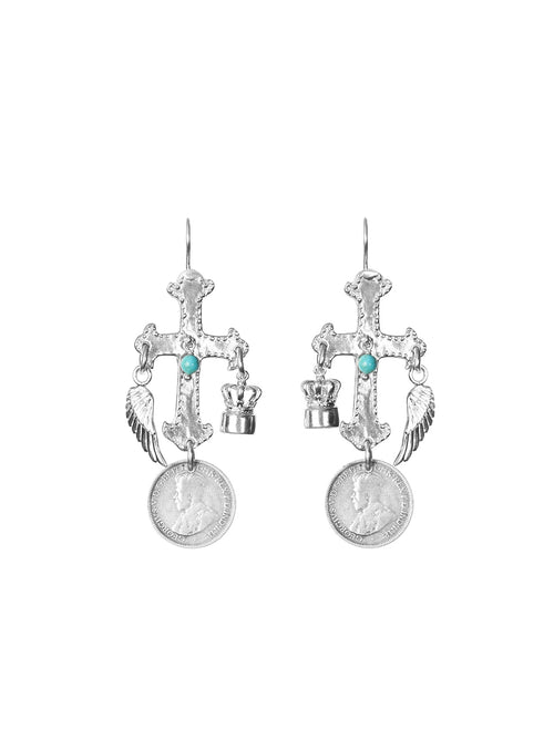 Fiorina Jewellery Antonietta Earrings Turquoise