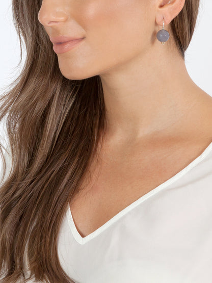 Fiorina Jewellery Ball Earrings Moonstone Model