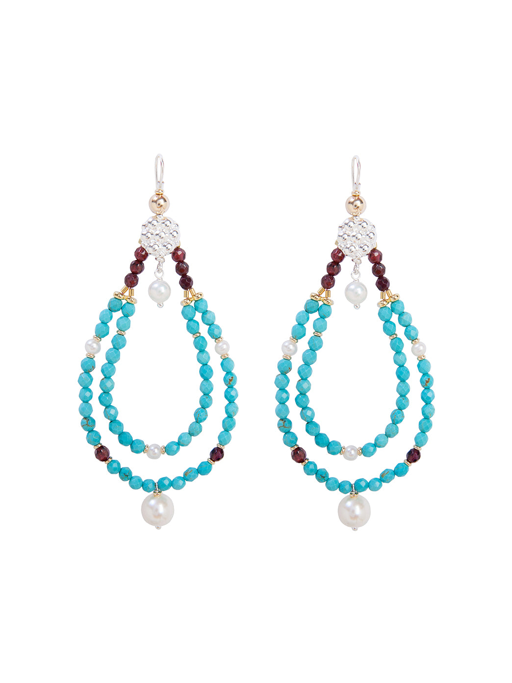 Fiorina Jewellery Rahini Earrings Turquoise