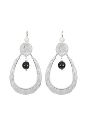 Fiorina Jewellery Sugar Drop Earrings Black Onyx & Pearl