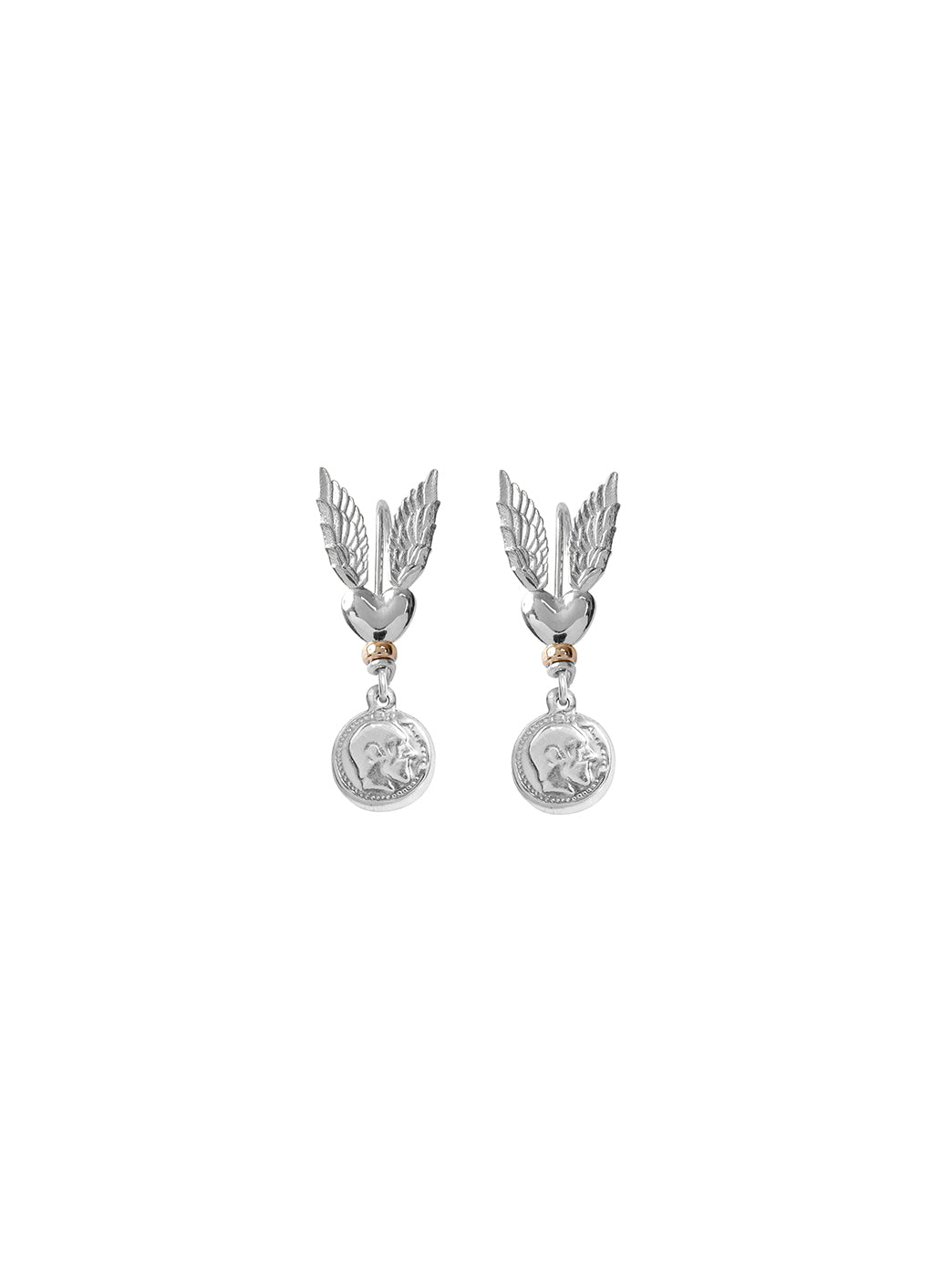 Fiorina Jewellery Messenger Earrings Mini Coin