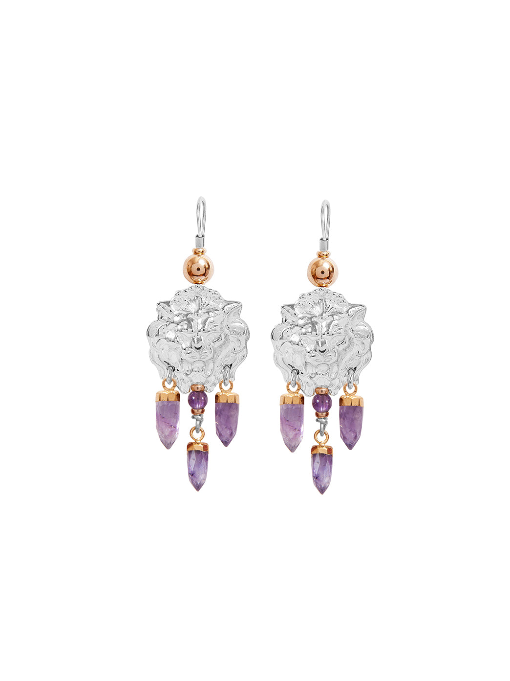 Fiorina Jewellery Taormina Earrings Amethyst