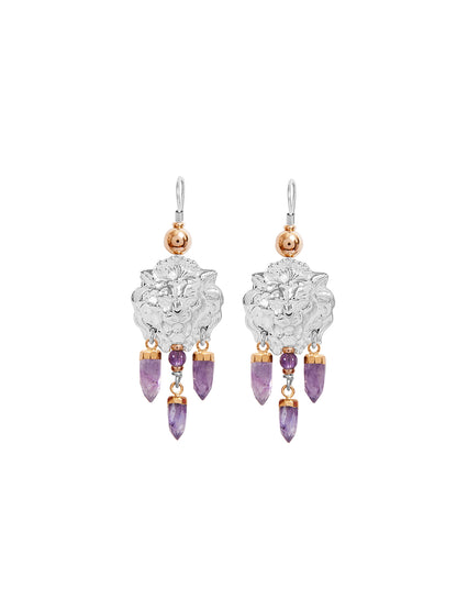 Fiorina Jewellery Taormina Earrings Amethyst
