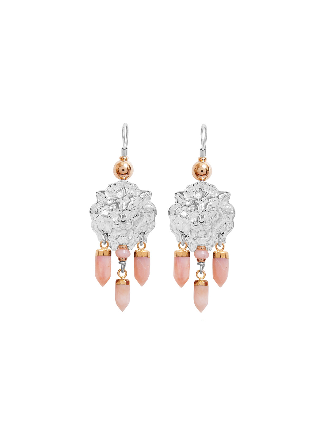 Fiorina Jewellery Taormina Earrings Pink Opal