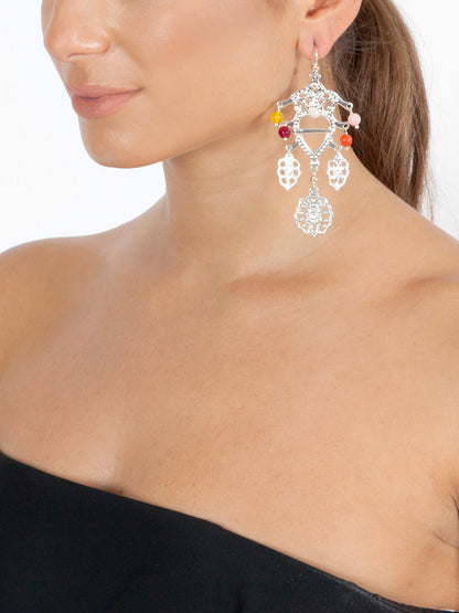 Fiorina Jewellery Folklore Earrings Chakra Model Side