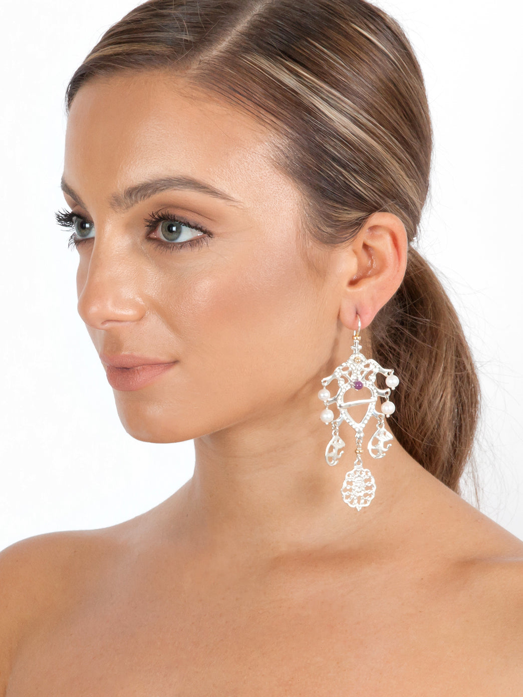 Fiorina Jewellery Folklore Earrings Pearl Model