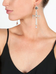 Fiorina Jewellery Lacroix Earrings White Pearl Model