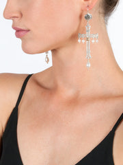 Fiorina Jewellery Lacroix Earrings White Pearl Model