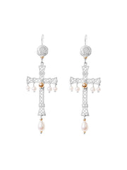 Fiorina Jewellery Lacroix Earrings White Pearl