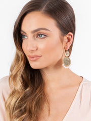 Fiorina Jewellery Gold Marrakesh Earrings Model