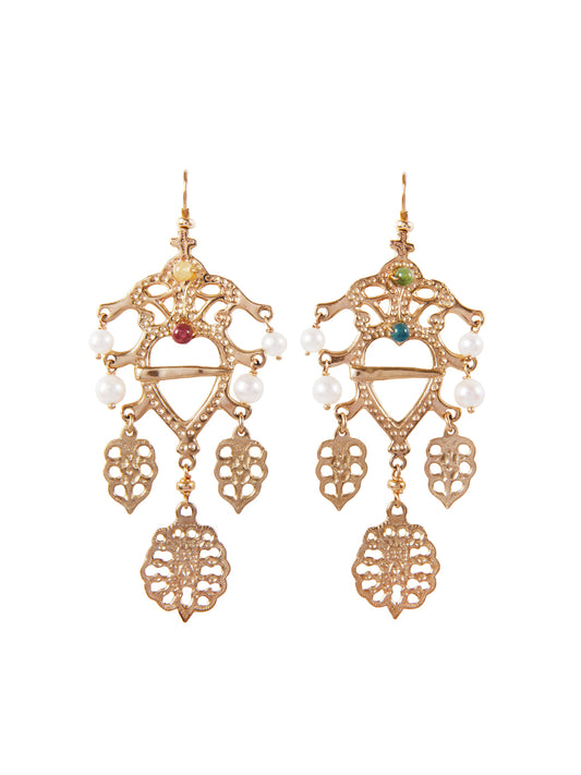 Fiorina Jewellery Gold Folklore Earrings